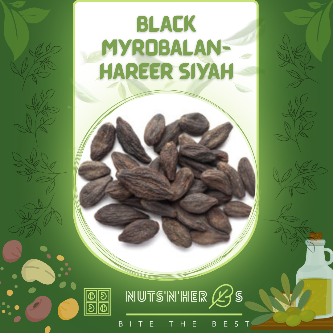 Hareer Siyah-Black Myrobalan(Terminalia chebula)-ہریڑ سیاہ