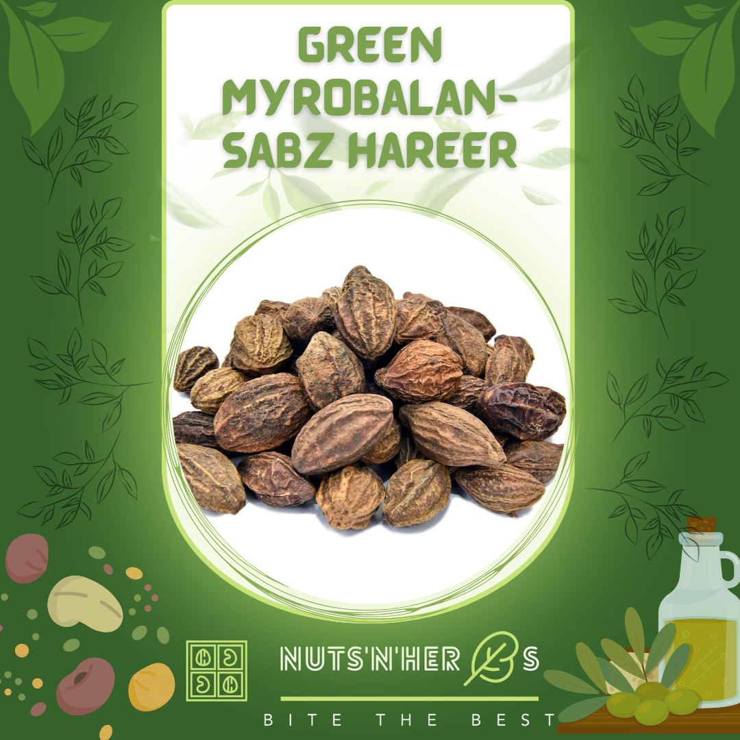 Hareer Sabz-Green Myrobalan(Terminalia chebula)-سبز ہریڑ