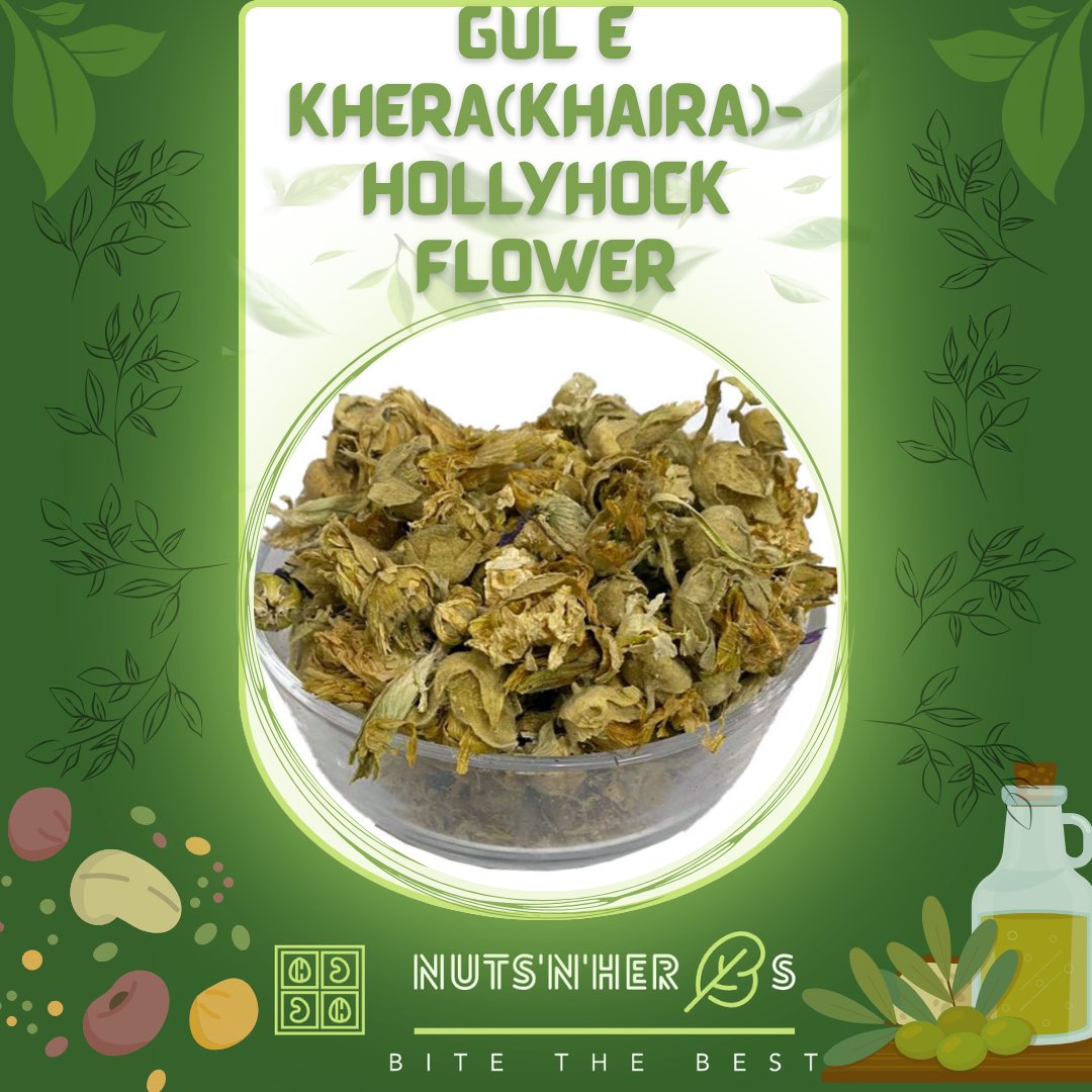 Gul e Khera(Khaira)-Gul Khatmi-Hollyhock Flower-گل خطمی