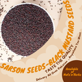 Kali Sarson Seeds-Black Mustard Seeds