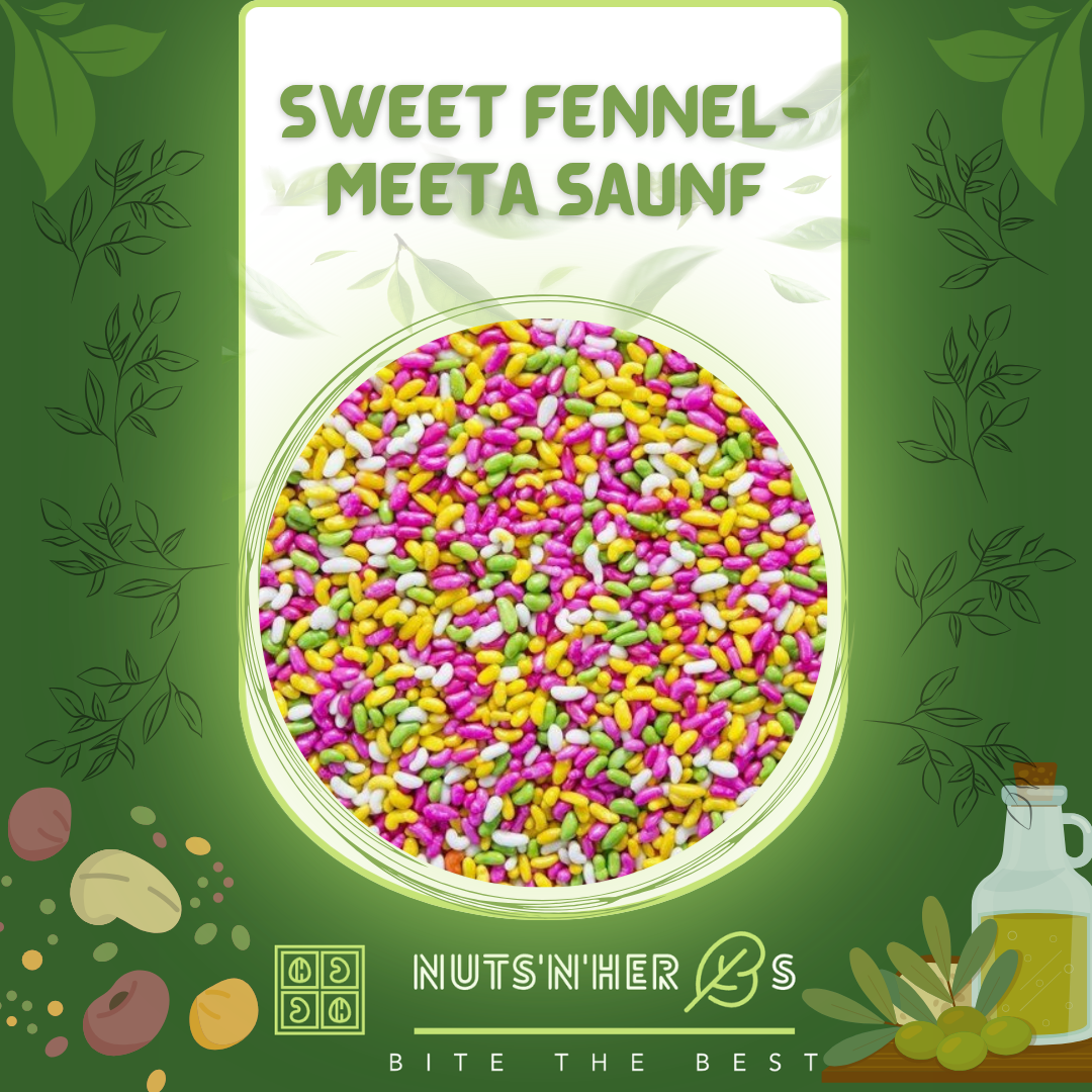 Meeta Saunf-Sugar coated Fennel-میٹھی سونف