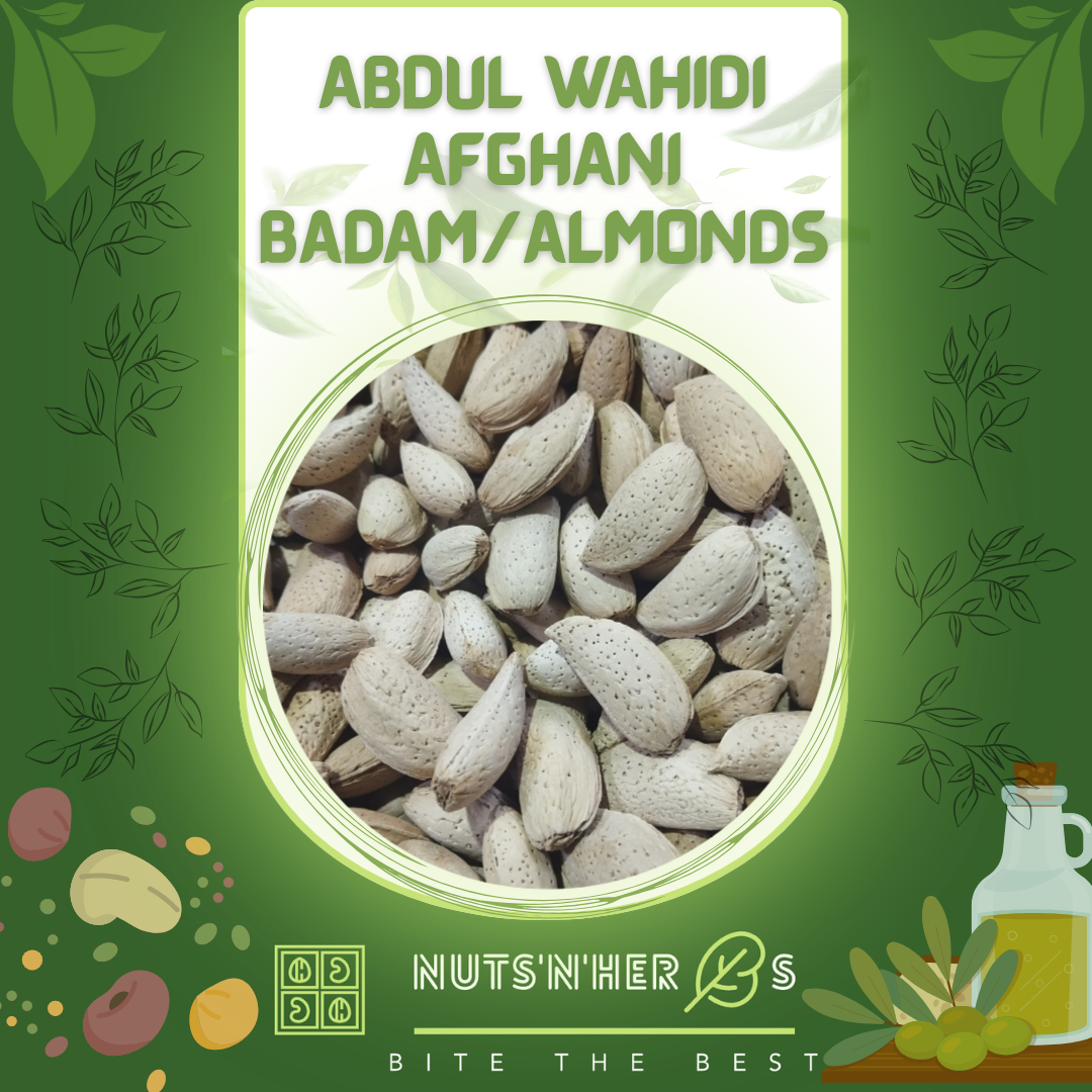 Abdul Wahidi Afghani Badam-Long Almonds-عبدالواحدی افغانی بادام
