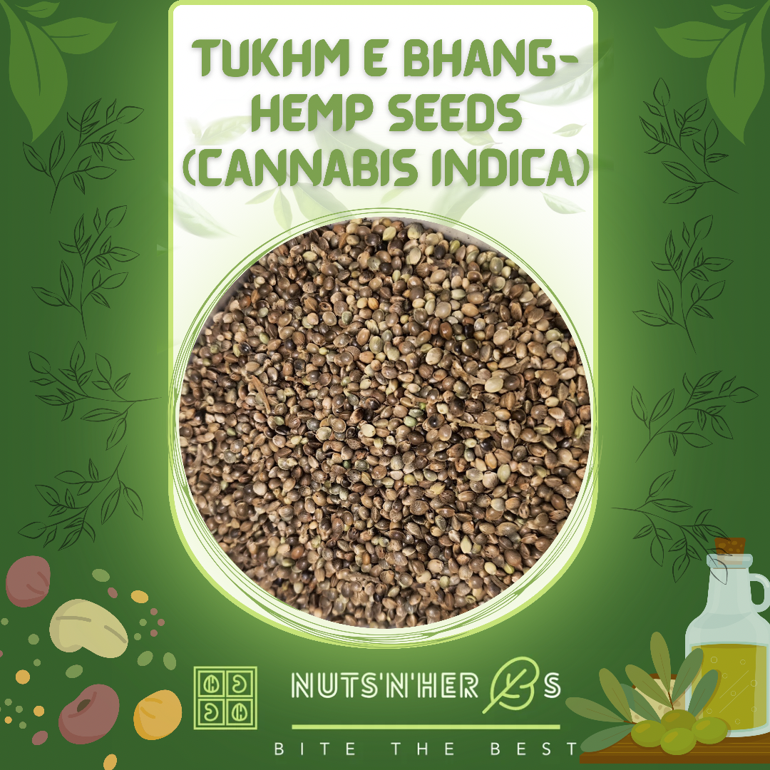 Tukhm e Bhang-Hemp Seeds (Cannabis Indica)-تخم بھنگ